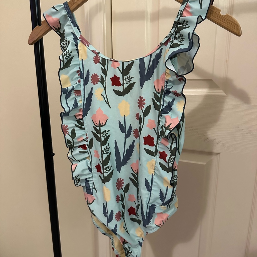 Women’s Pink Chicken Floral Swimsuit